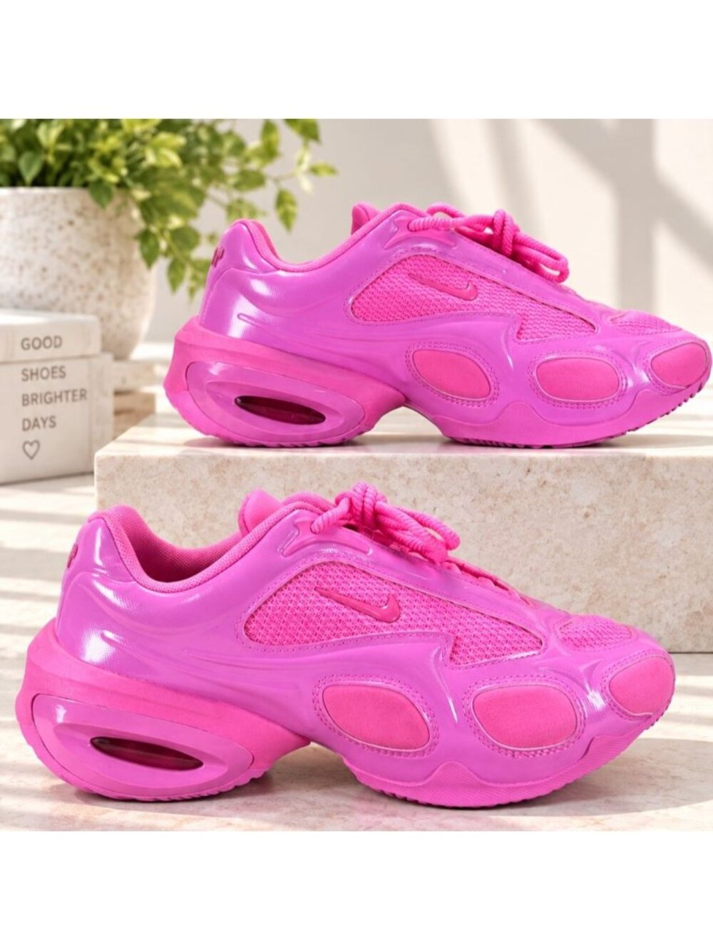 Nike Air Max Muse Womens Size 7.5 Triple Pink Spell Glow Shoes FV1920-602 - NEW